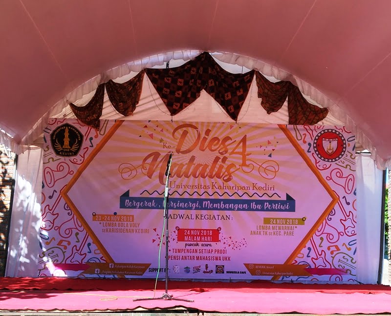 Dies Natalis, UKK, Universitas Kahuripan Kediri, Kampus Kediri, Kuliah Kediri, kampung inggris