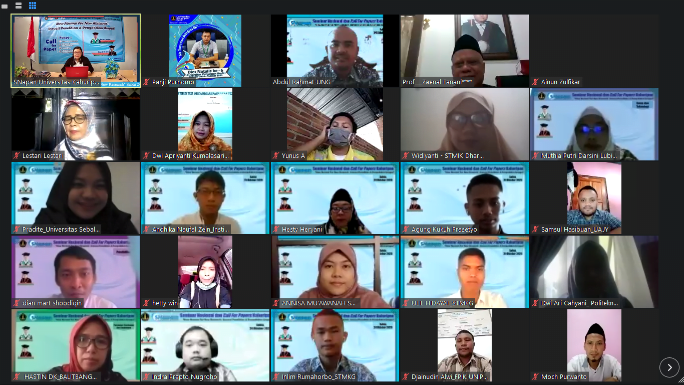 snapan, seminar nasional, universitas kahuripan kediri, ukk